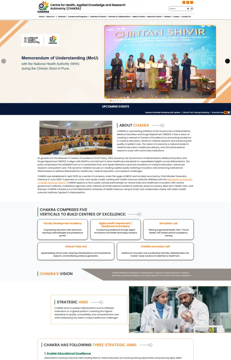 Chakra — Healthcare and Education Center